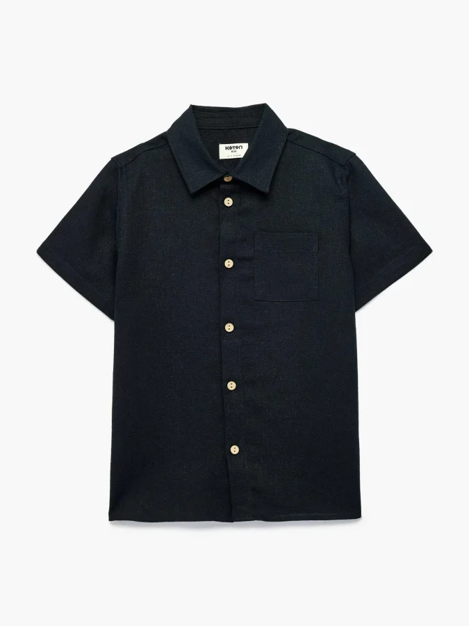 KOTON - Short Sleeve Linen...
