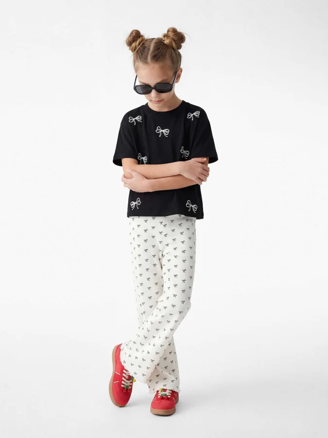 KOTON - Bowtie Detail T-Shirt 2