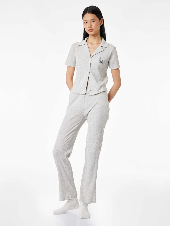 KOTON - Ribbed Pajama Set