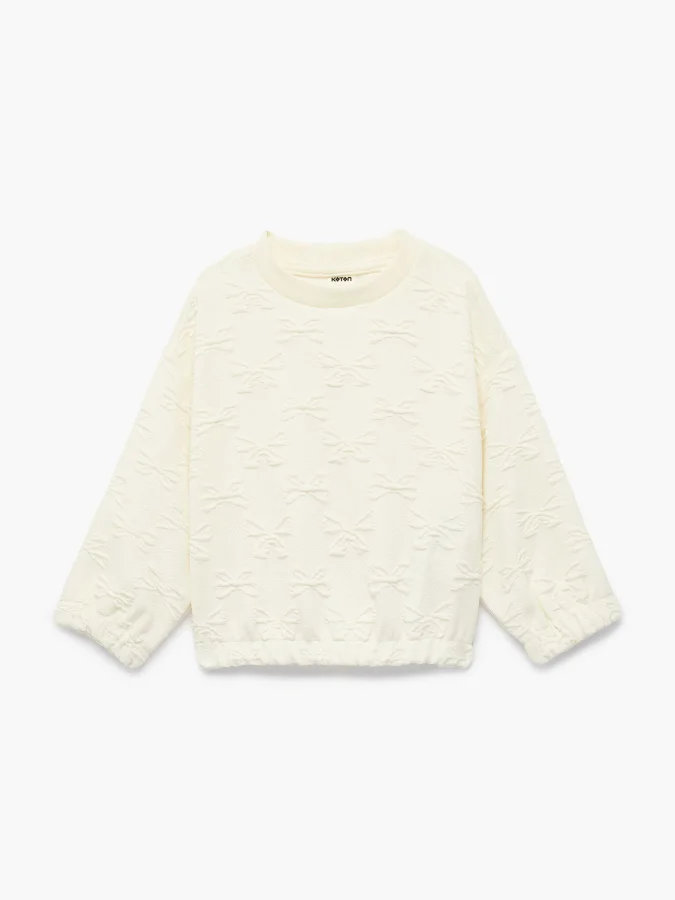 KOTON - Textured Sweatshirt...
