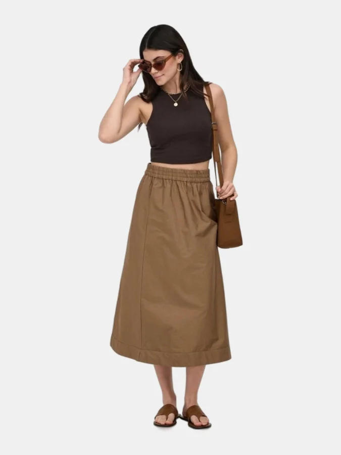 ONLY - ONLRAYI LONG SKIRT WVN 2