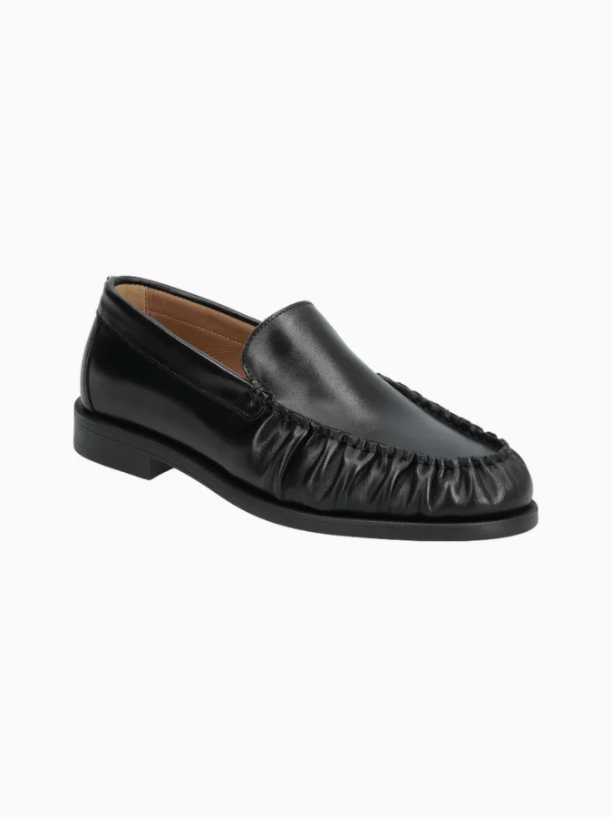 BOSS - Leather loafer with... 2