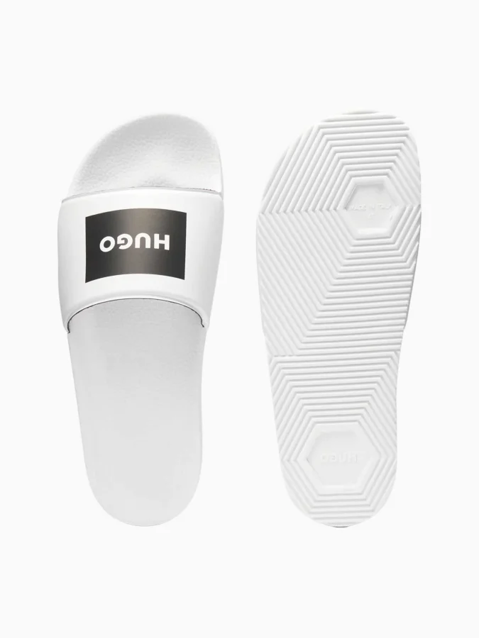 HUGO - Slides with logo strap 2