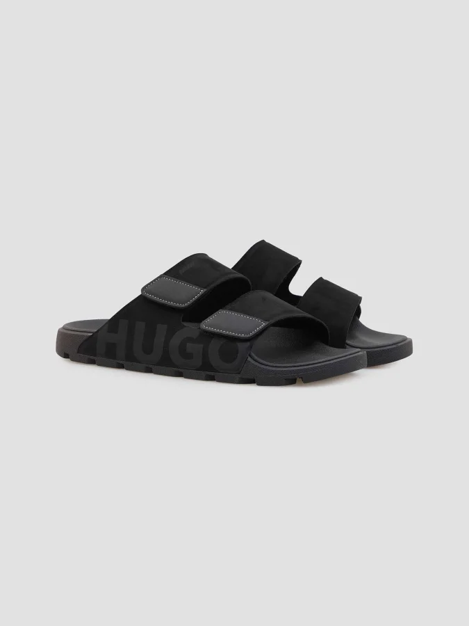HUGO - Faux-suede slides... 2