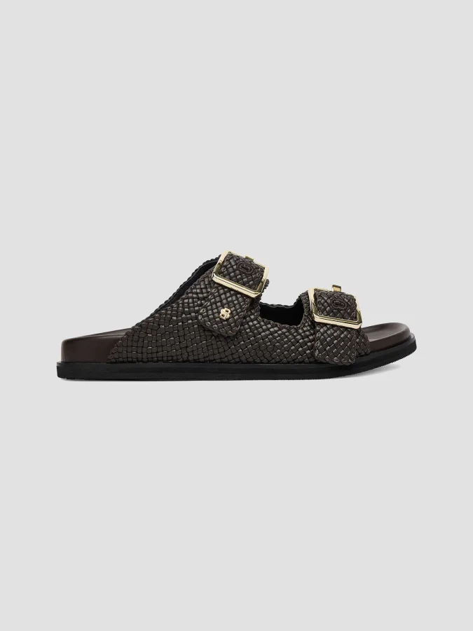 BOSS - Woven sandals with...