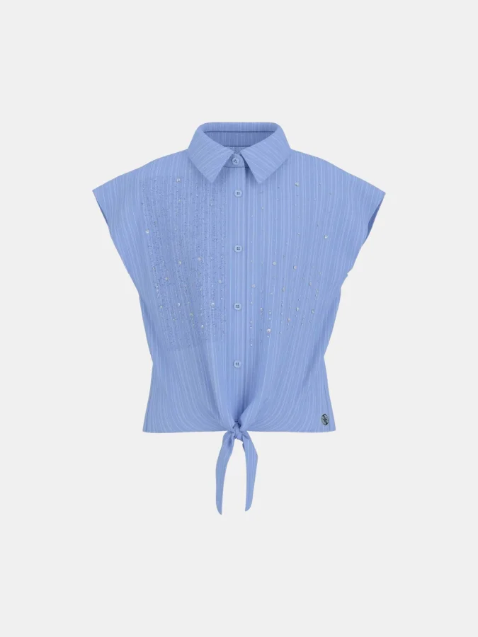GUESS - KNOT POPLIN SHIRT