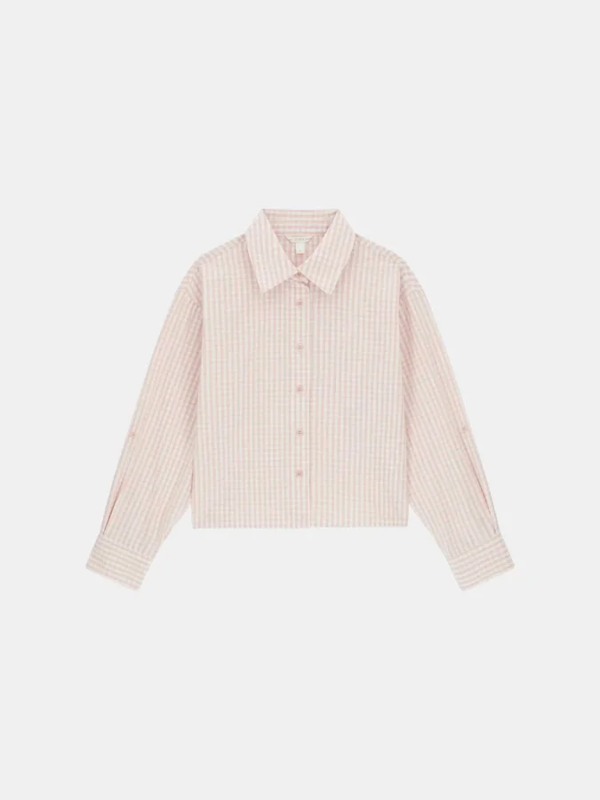 GUESS - VICHY BOXY ADJ. LS...