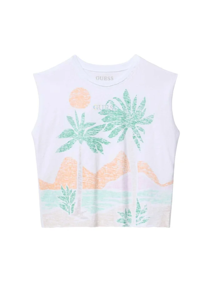 GUESS - BOXY SLUB SS T-SHIRT
