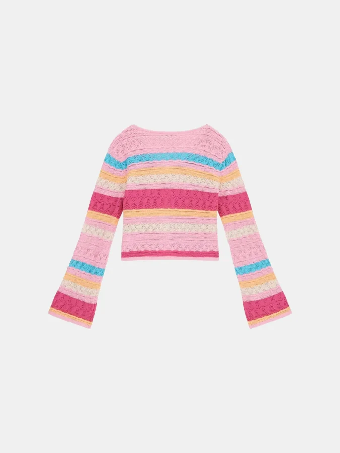 GUESS - LS CROCHET CARDIGAN 2
