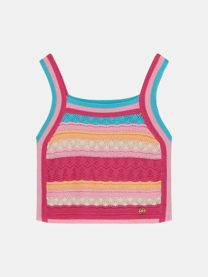 GUESS - SL CROCHET TOP