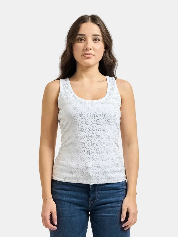 GUESS - SL 4G ALLOVER TANK TOP