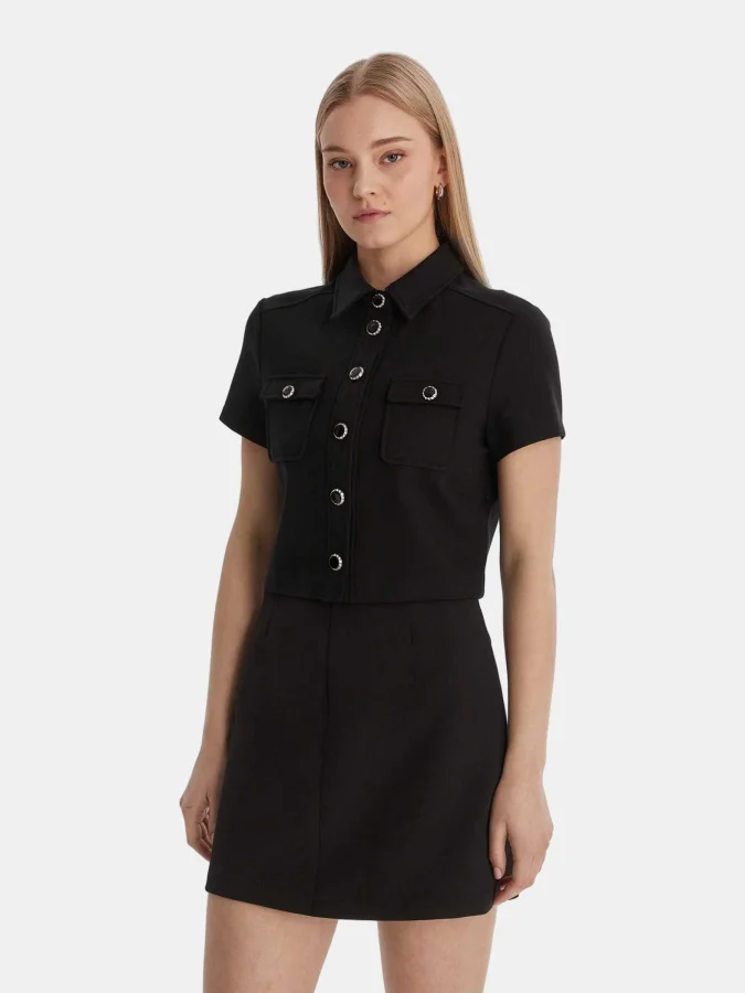 GUESS - OLGA SHORT SLEEVES TOP