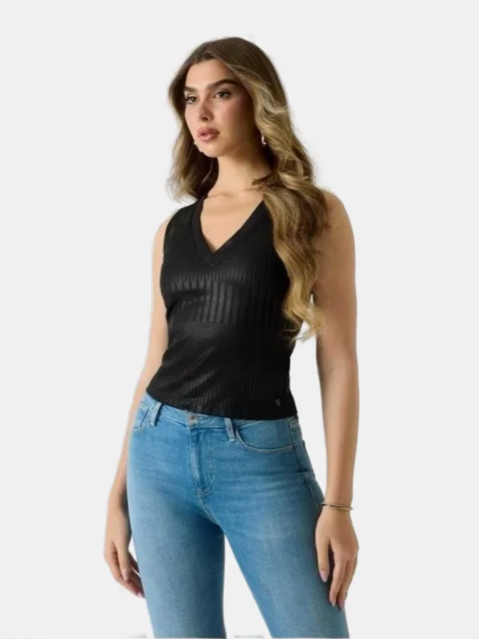 GUESS - SL V-NECK MARILENA TOP