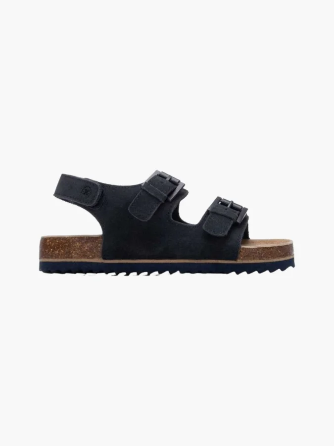 XTI - NAVY SUEDE KIDS SANDALS