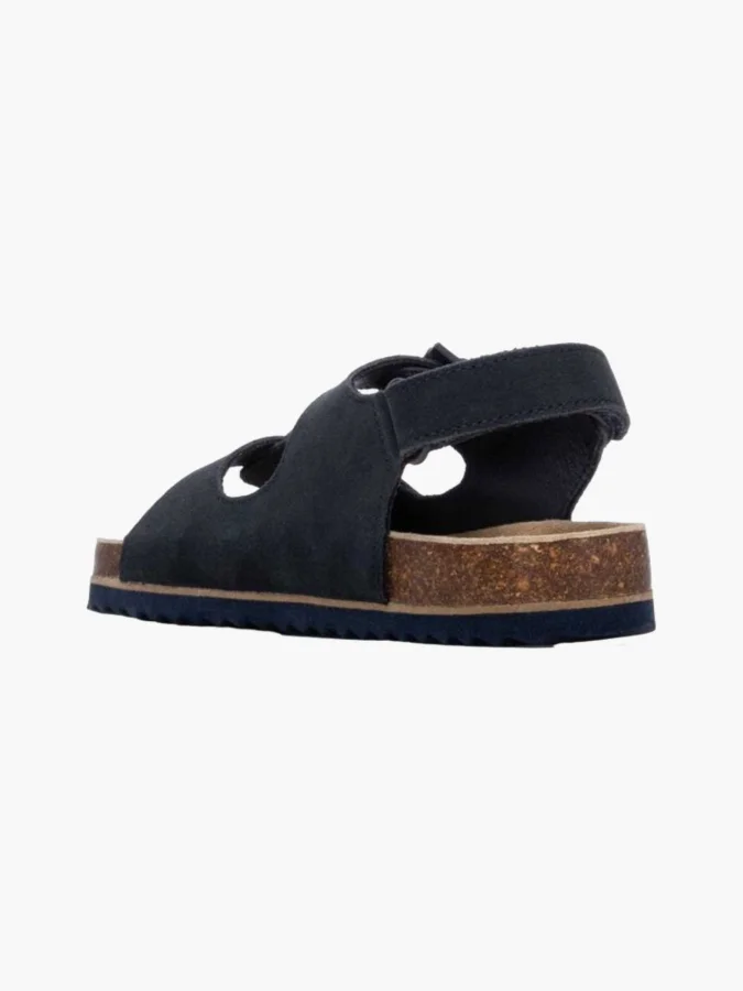 XTI - NAVY SUEDE KIDS SANDALS 2