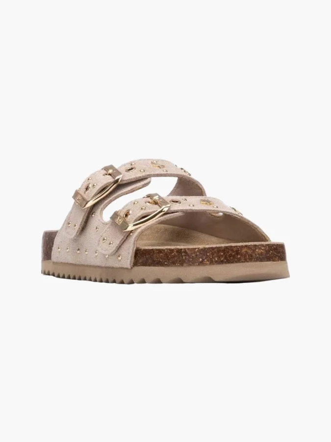 XTI - BEIGE SUEDE KIDS SANDALS 2