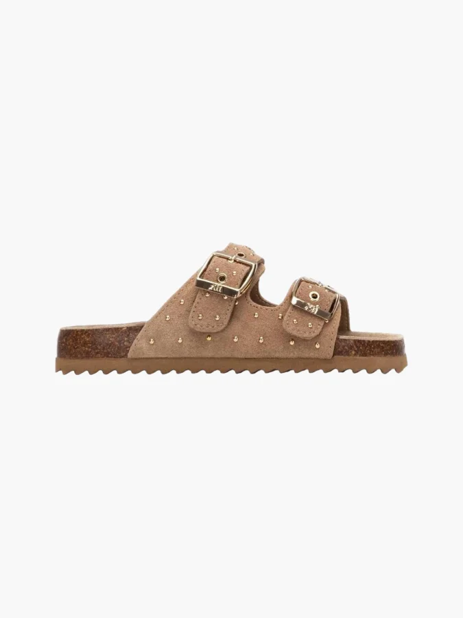 XTI - CAMEL SUEDE KIDS SANDALS