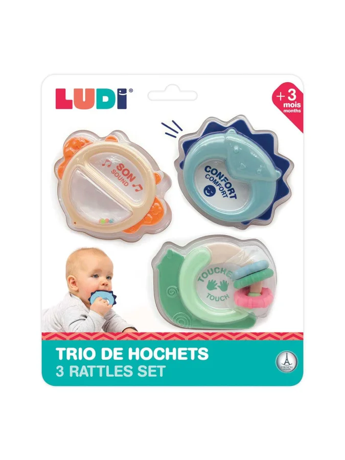LUDI - SET OF 3 RATTLES 2