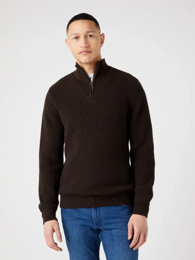 Wrangler - HALF ZIP KNIT