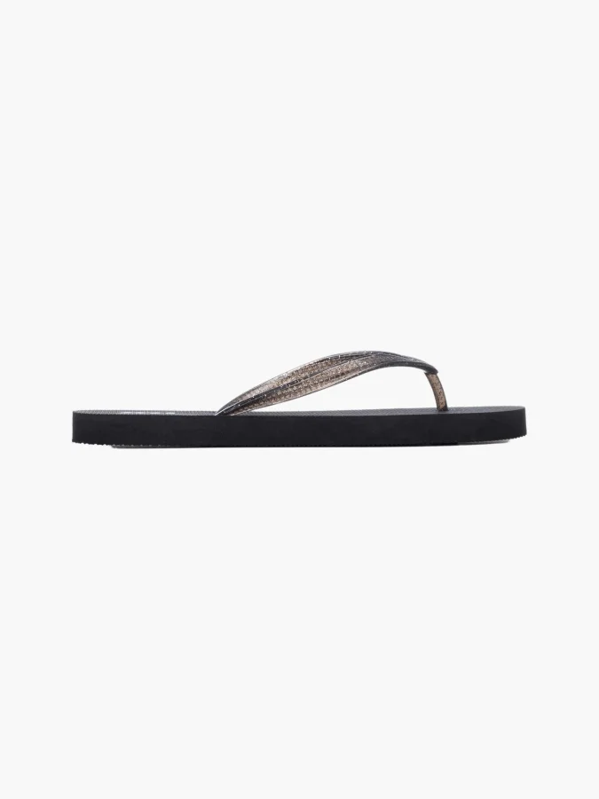XTI - BLACK PU LADIES SANDALS