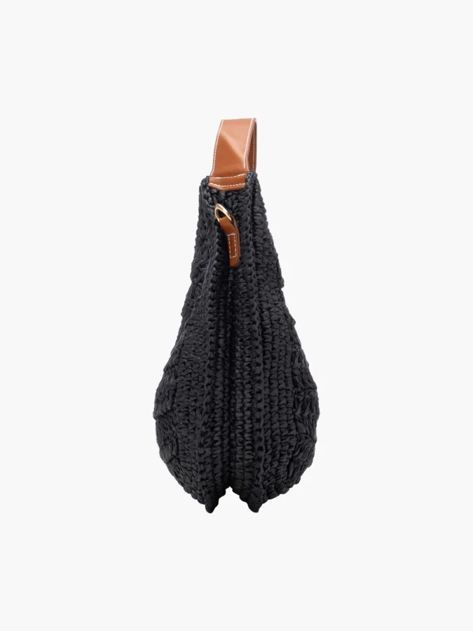 XTI - BLACK RAFIA LADIES BAGS 2