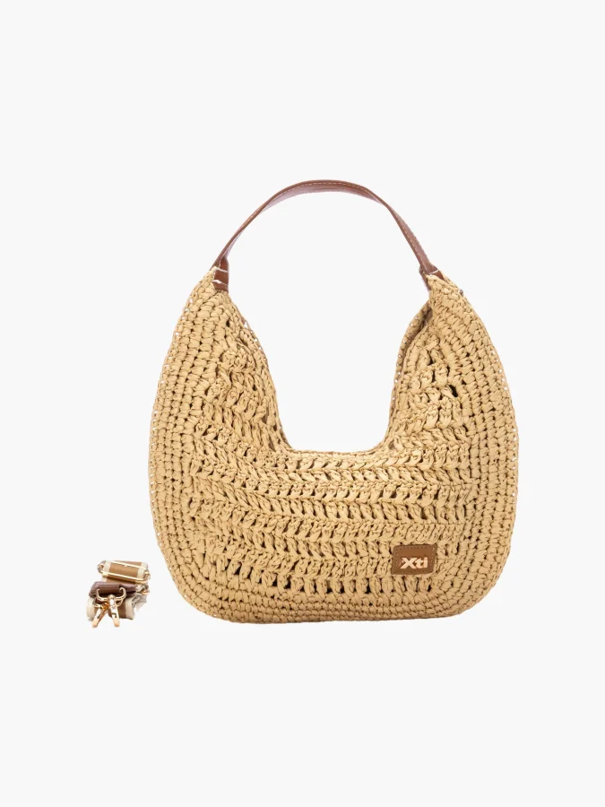 XTI - CAMEL RAFIA LADIES BAGS