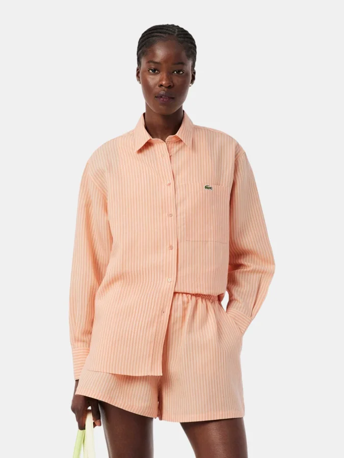 Lacoste - Oversized Linen...