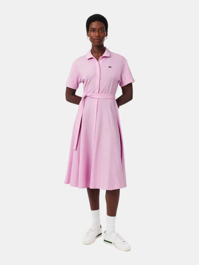 Lacoste - Flared Piqué Polo...