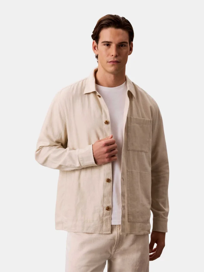 CALVIN KLEIN - LS LINEN...