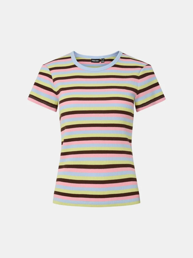 Pieces - PCMAY SS STRIPED...