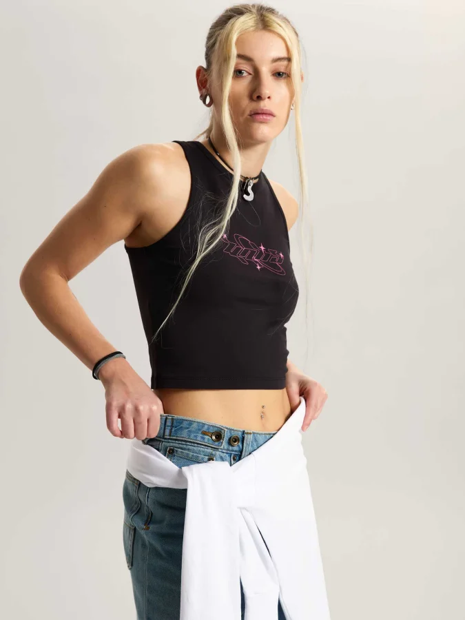 VANS - Y2K STAR TANK Black