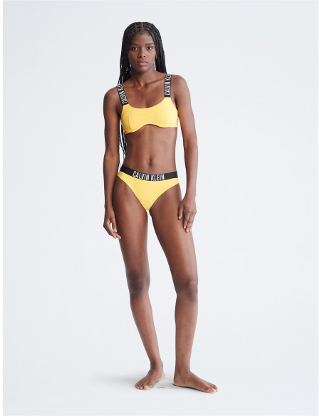 Calvin klein 2025 yellow bikini top