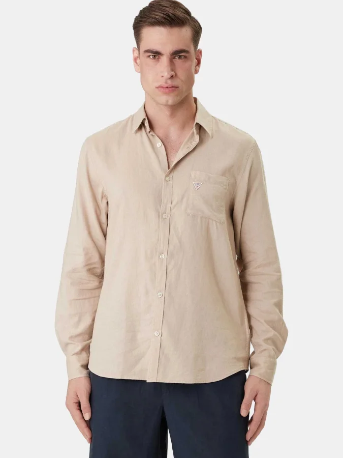 GUESS - LS ROLL-UP SHIRT