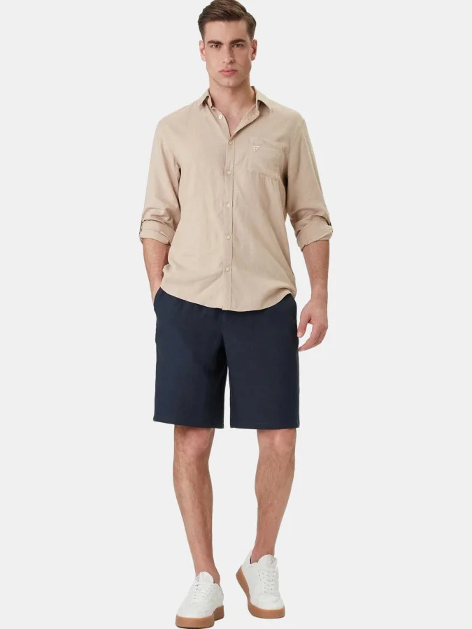 GUESS - LS ROLL-UP SHIRT 2