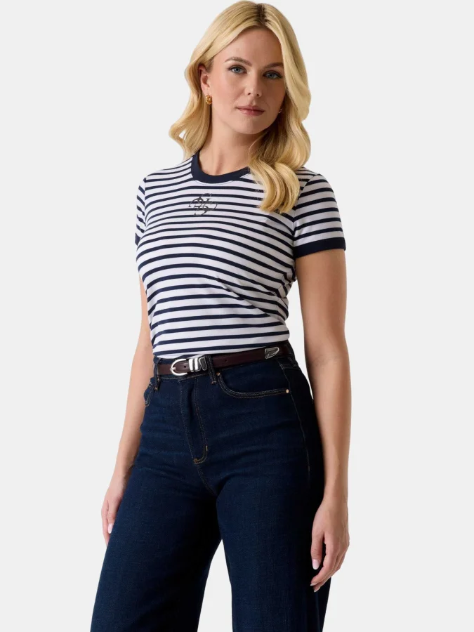 GUESS - SS CN STRIPED MINI...