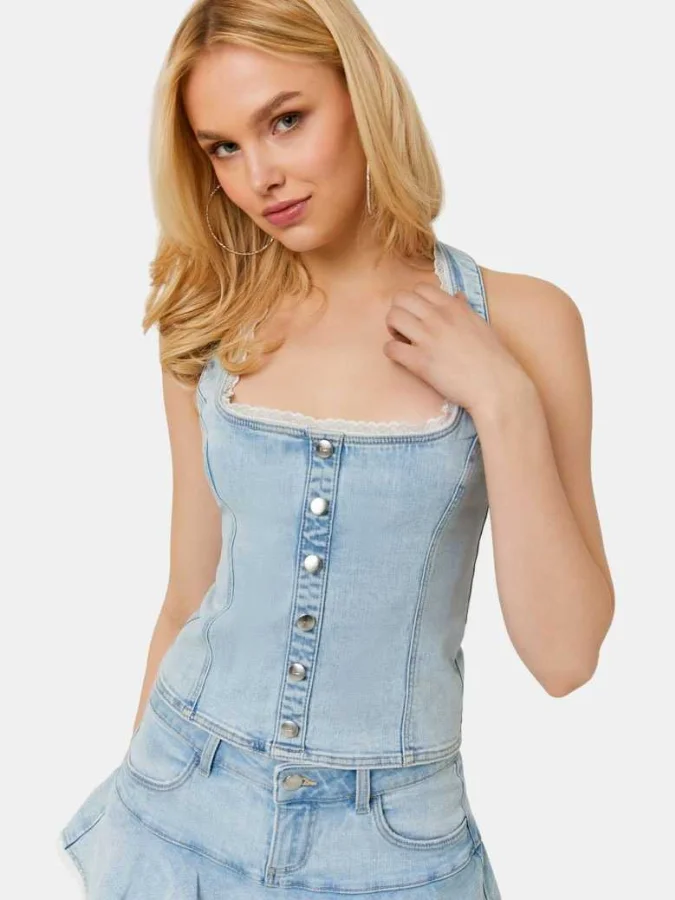 Tally Weijl - Denim Halter Top 2