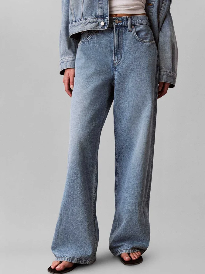 CALVIN KLEIN - THE WIDE LEG...