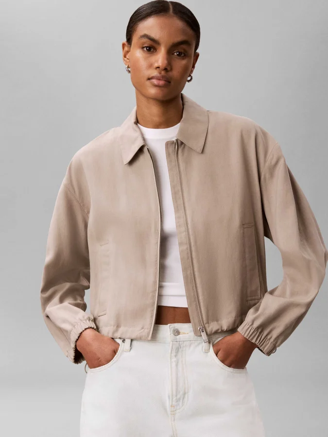 CALVIN KLEIN - LINEN BLEND...