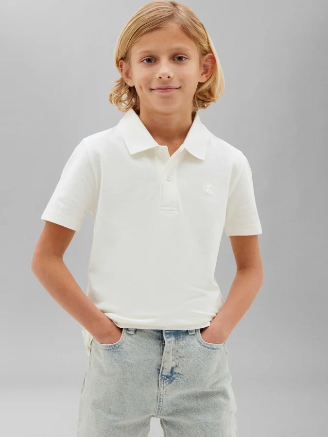 CALVIN KLEIN - SOLID PIQUE...
