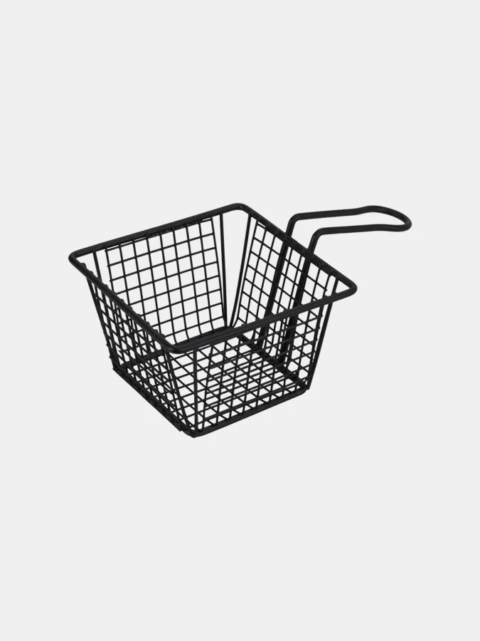 BASKET METAL BLACK COATED
