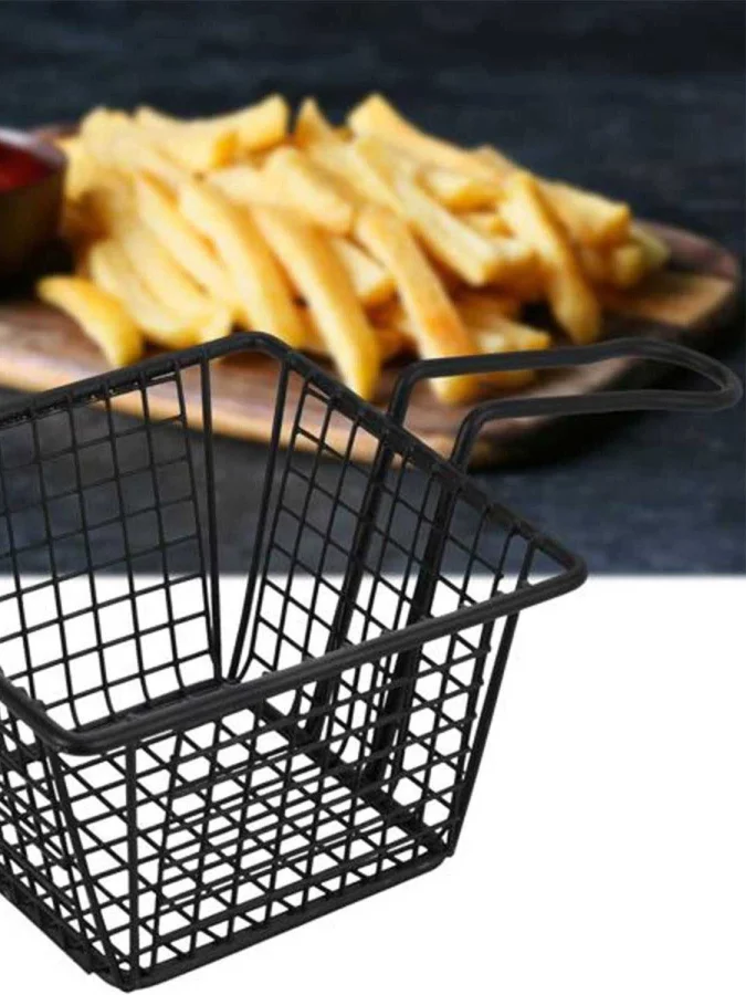 BASKET METAL BLACK COATED 2