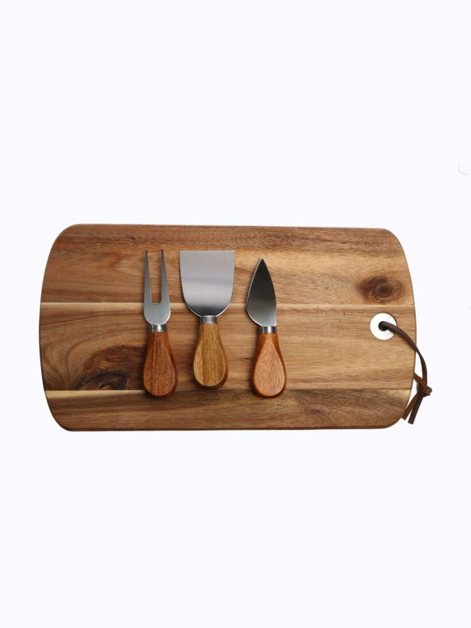 CHEESE BOARD 3 CHEESE KNIVES