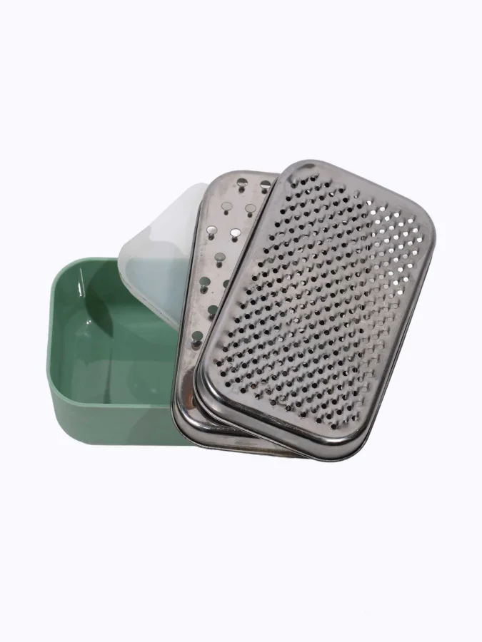 GRATER WITH CONTAINER 4ASS CLR 2