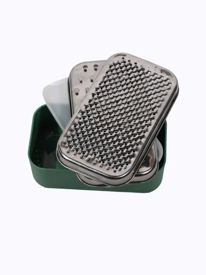GRATER WITH CONTAINER 4ASS CLR 2