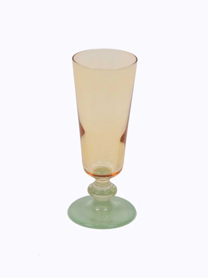CHAMPAGNE GLASS 180ML 4ASS CLR