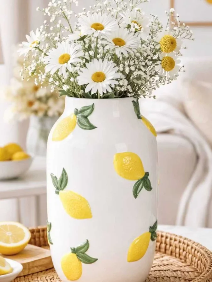 LEMON VASE 16X29CM 2