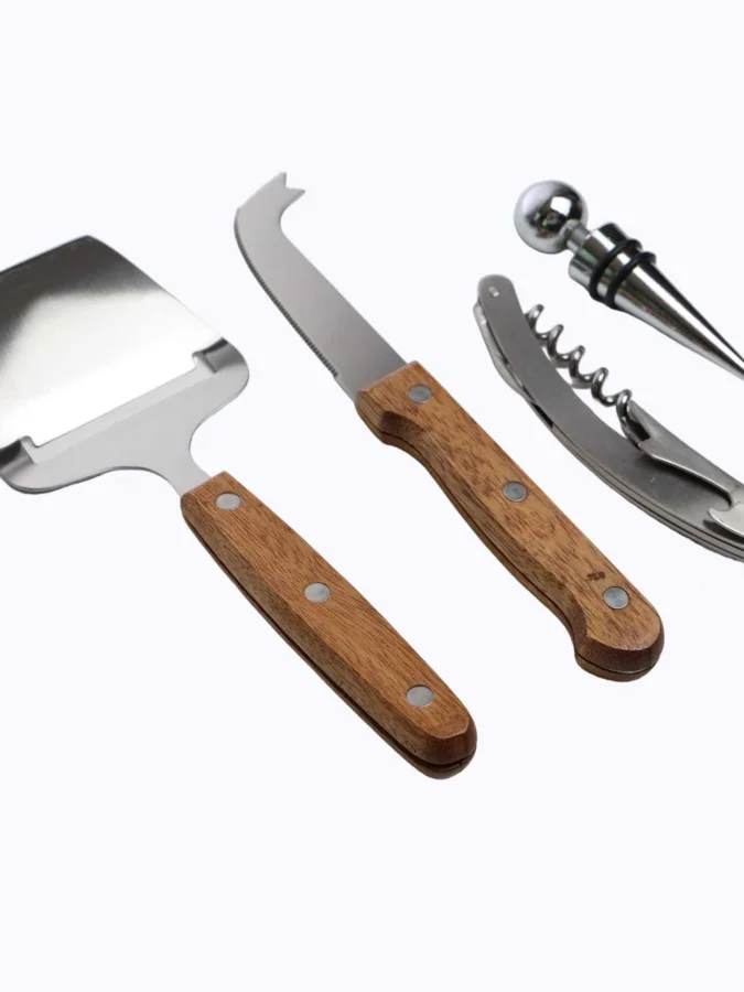 WINE AND CHEESE SET OF 4PCS 2
