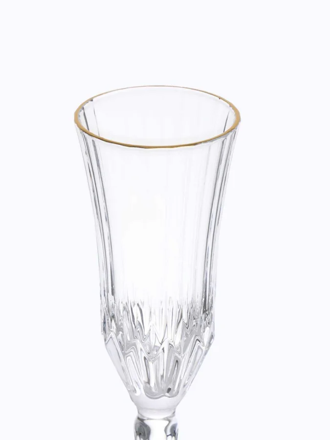 CHAMPAGNE GLASS 165ML GOLDEN 2