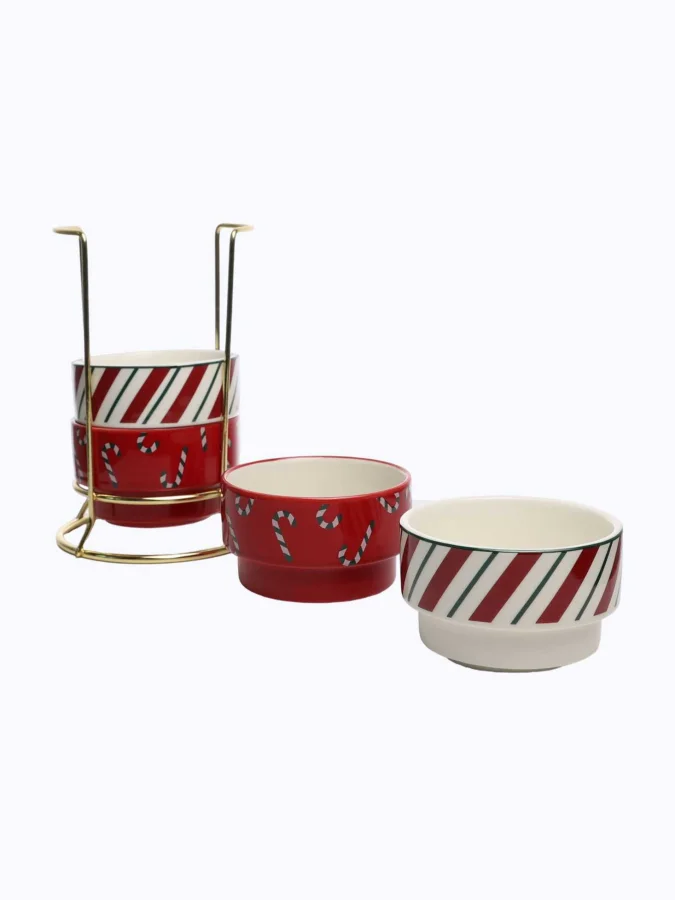 Koopman - Bowl set, XMAS, 5pcs 2