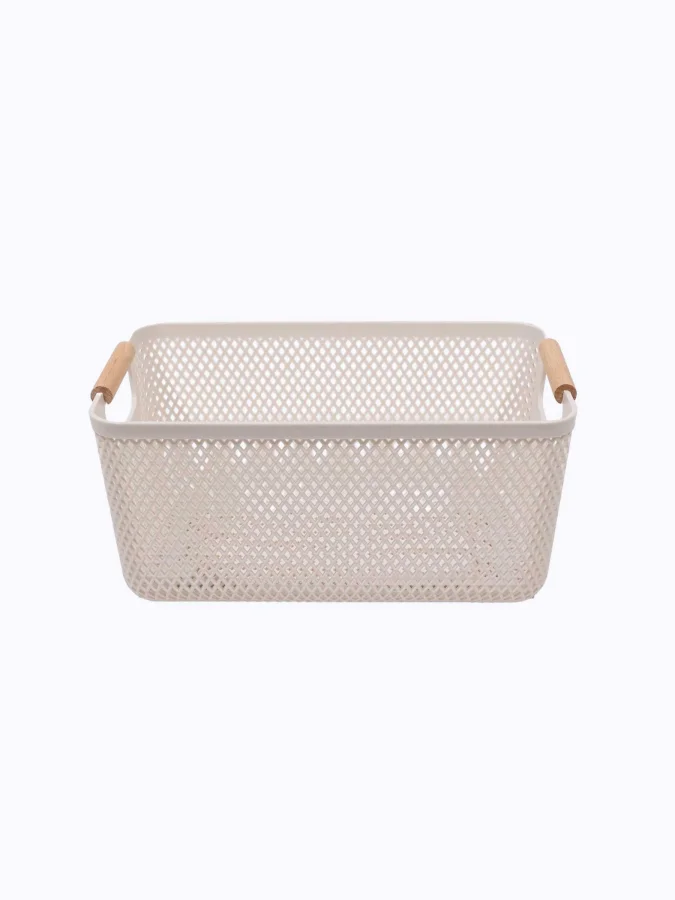 BASKET PP 31X20X14CM 3ASS CLR